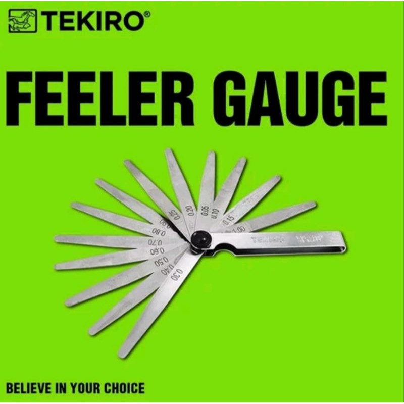 TEKIRO FEELER GAUGE 13 BLADE  FEELER GAUGE 17 BLADE ALAT UKUR CELAH KLEP FULLER GAUGE