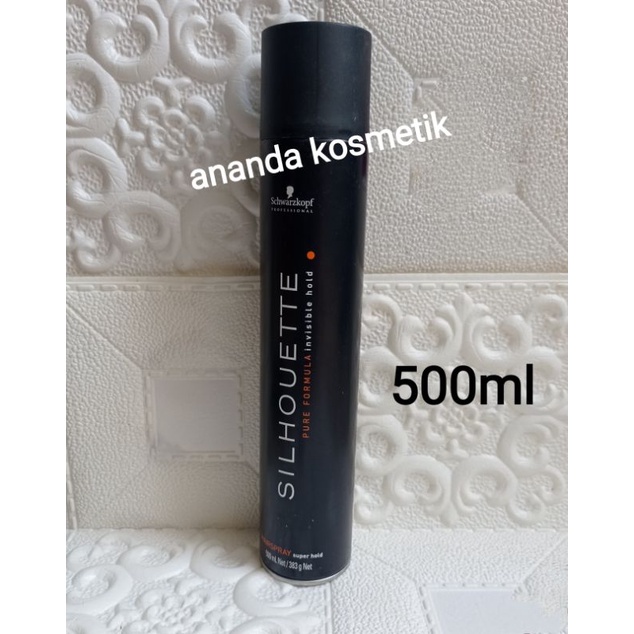 HAIR SPRAY SILHOUETTE 500ml PENGERAS RAMBUT