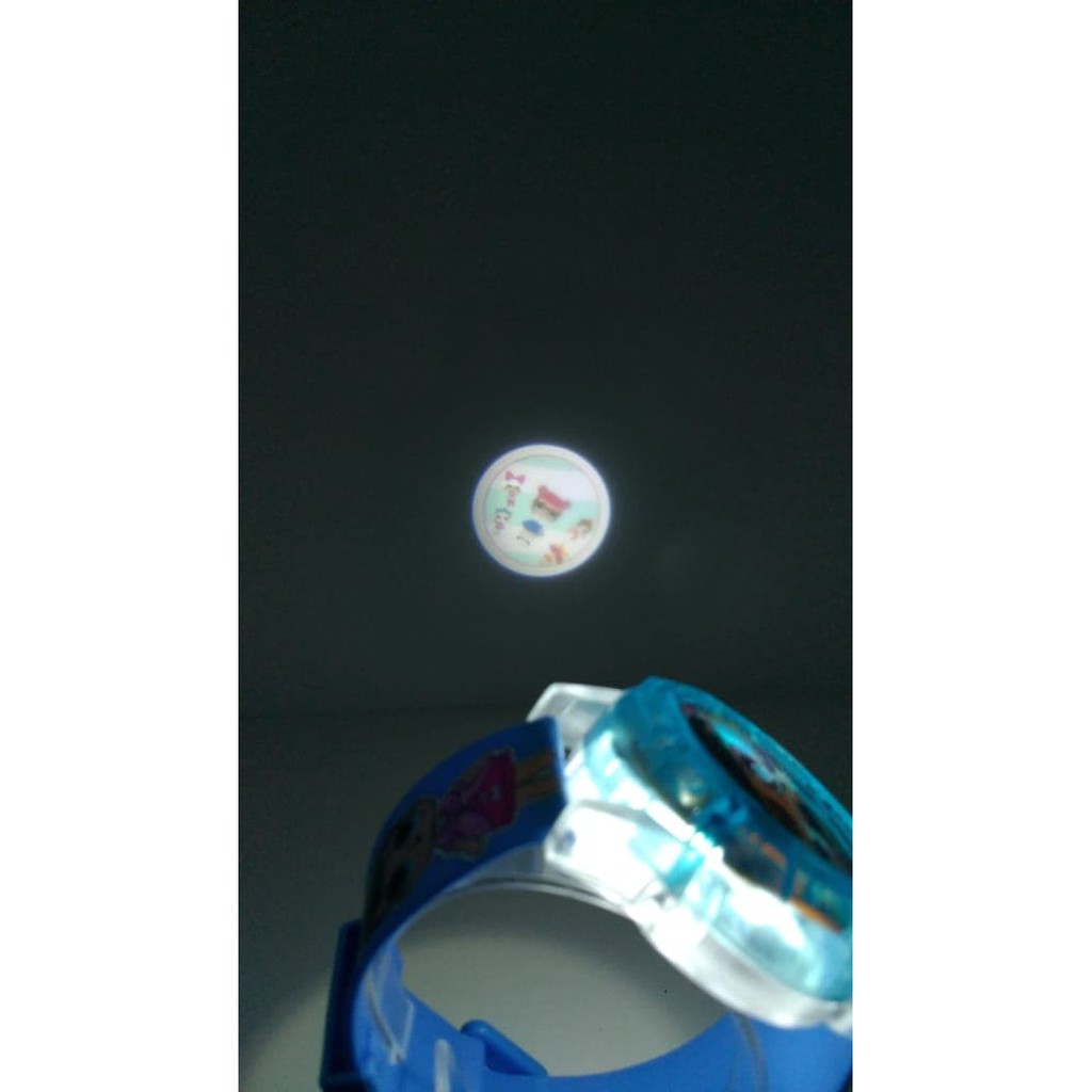 Super Sale! JAM TANGAN ANAK PEREMPUAN LOL PROYEKTOR LAMPU HOLOGRAM DIGITAL MUSIK