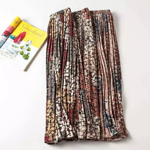 Risya Skirt Import by Alln knitware (biru)