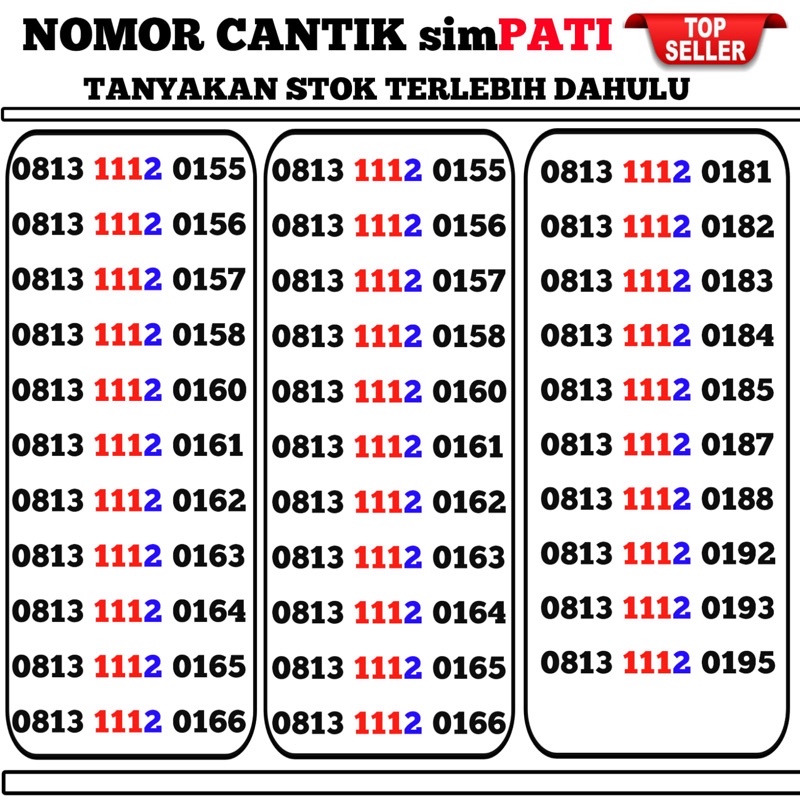 Nomor Cantik Telkomsel 288 288