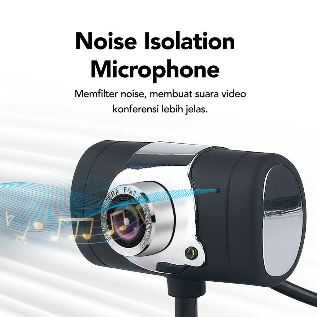 Micropack Webcam MWB-13 1080P Built in Mic &amp; Beauty Effect for PC, Laptop