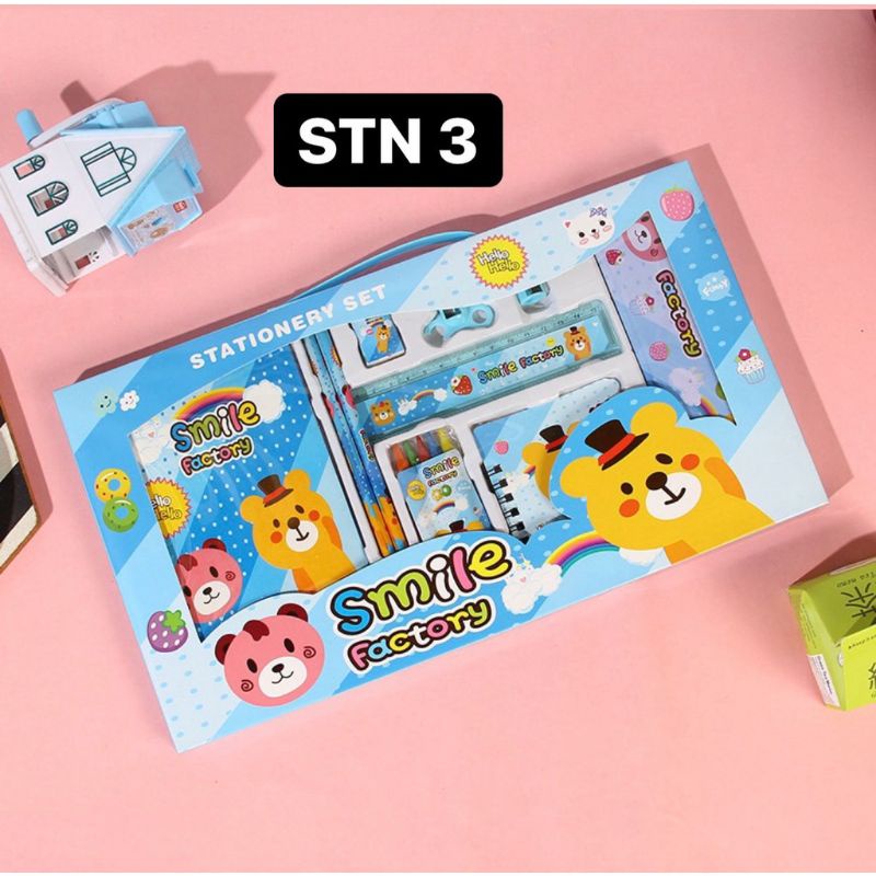 

set alat tulis free note book/ stationery set alat tulis anak/ATK/perlengkapan sekolah anak