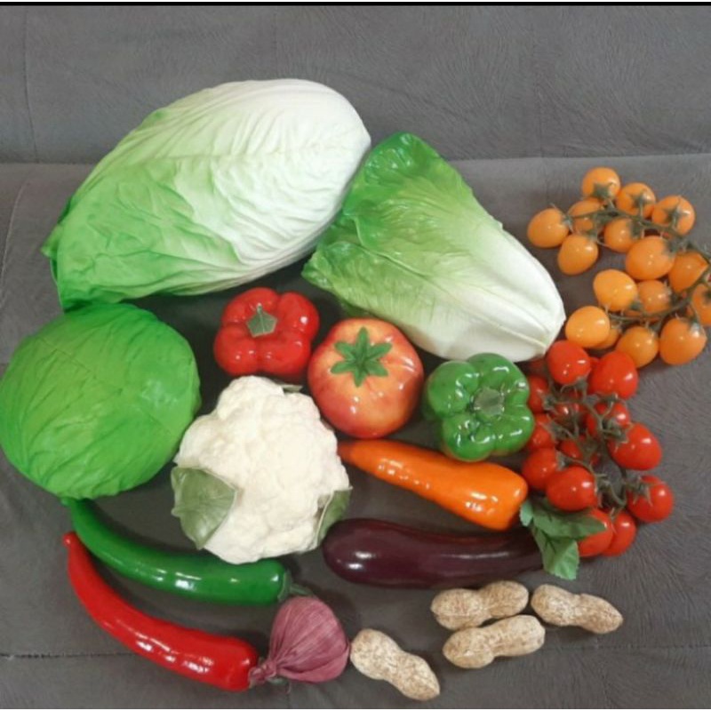 sayuran hias / sayur artificilal / sayur imitasi / replika sayuran