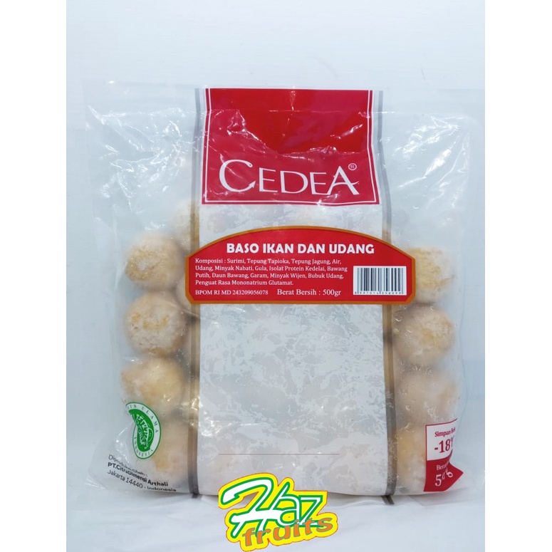 

CEDEA Bakso Ikan dan Udang 500gram