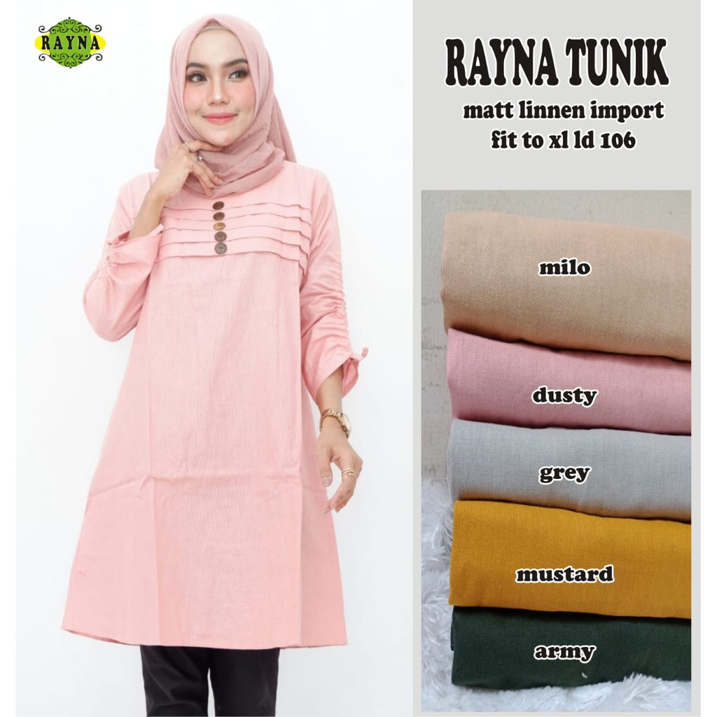 RAYNA TUNIK MATT LINNEN IMPORT BY RAYNA