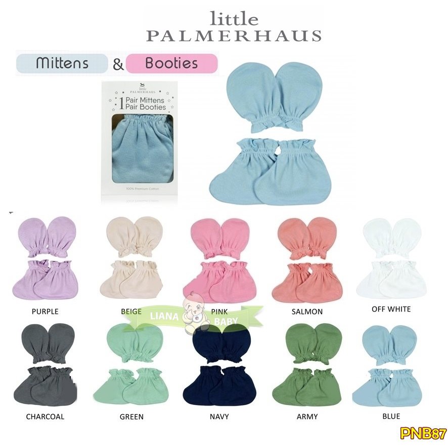 PNB87 SARUNG TANGAN KAKI LITTLE PALMERHAUS MITTEN &amp; BOOTIES