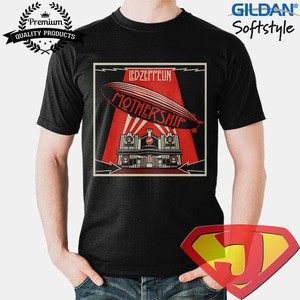Kaos Band Rock Pria /  Original Gildan - Led Zeppelin Mothership
