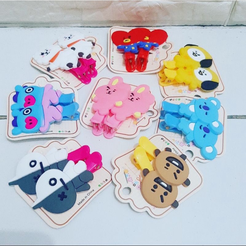 jepit rambut anak bts