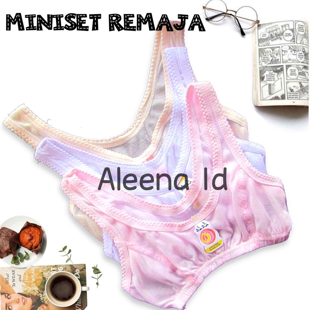 miniset anak/miniset remaja/miniset anak remaja/miniset anak abg murah SD SMP SMA warna renda