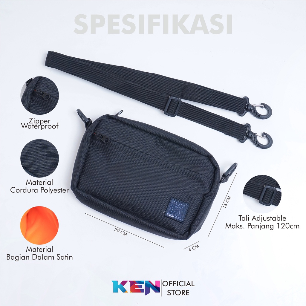 Tas Selempang KICK // Sling Bag // Keren // KENFACTORY