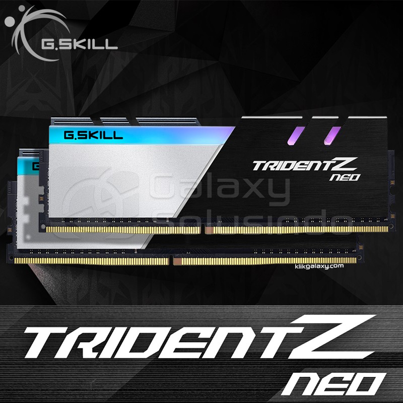 Memory RAM G.Skill Trident Z NEO RGB 16GB (2x8) PC25600 3200Mhz - Dual Kit - AMD