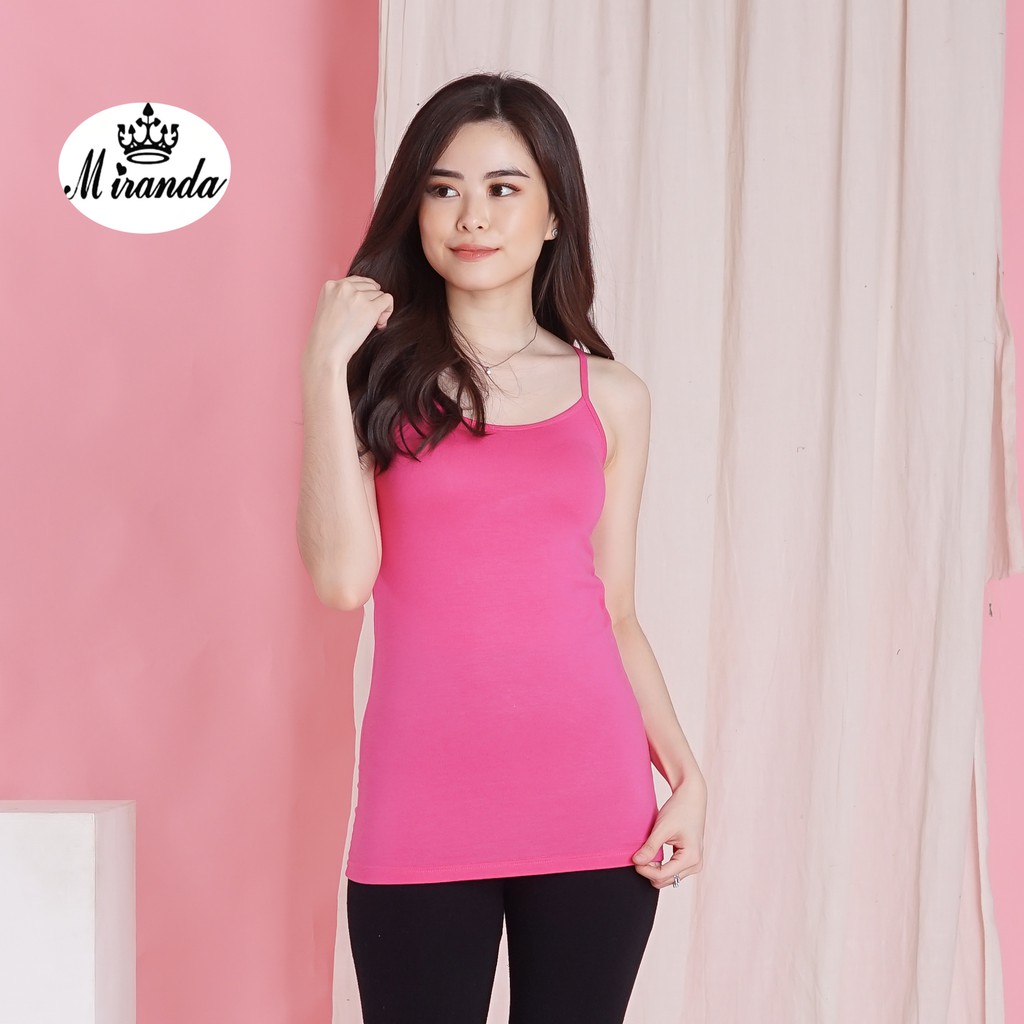 Tanktop Cewek Tali Kecil | L XL | Tanktop Wanita Katun Polos Premium Limited Edition Singlet Atasan 