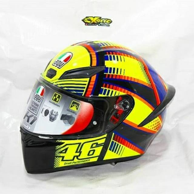 Helm AGV k1 soleluna solulena valentino rossi vr 46 not k3 sv corsa pista