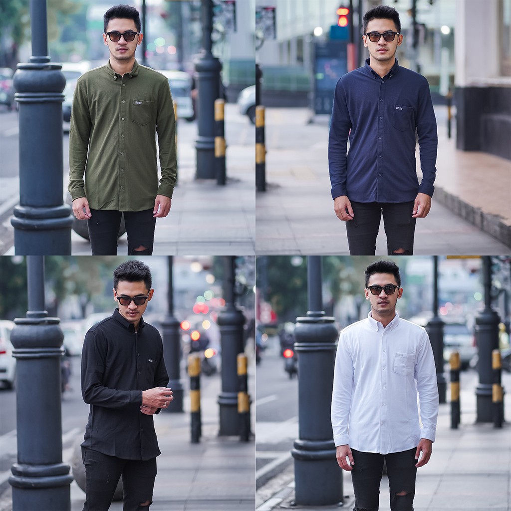 Kemeja pria BGSR Bahan CVC