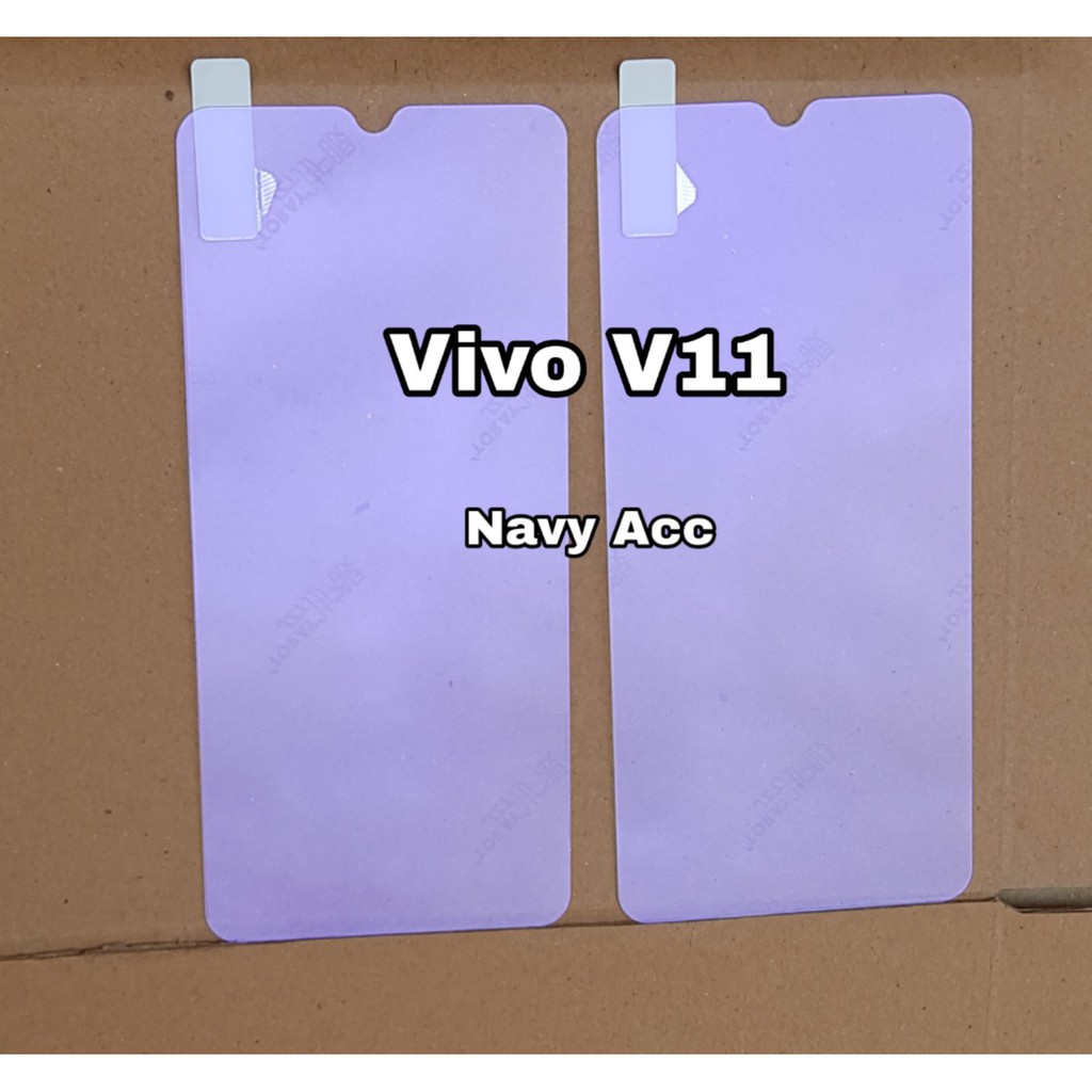 Tempered Glass Anti Uv Vivo V11 Pro / V11 / V9 / Y91 / Y93 / Y95 / Y17 - Tempered Anti Blue Light