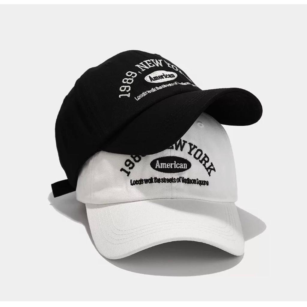 Banting HargaTopi baseball Bordir New Y 1989 unisex Premium Quality Topi Terlaris Bisa(COD)