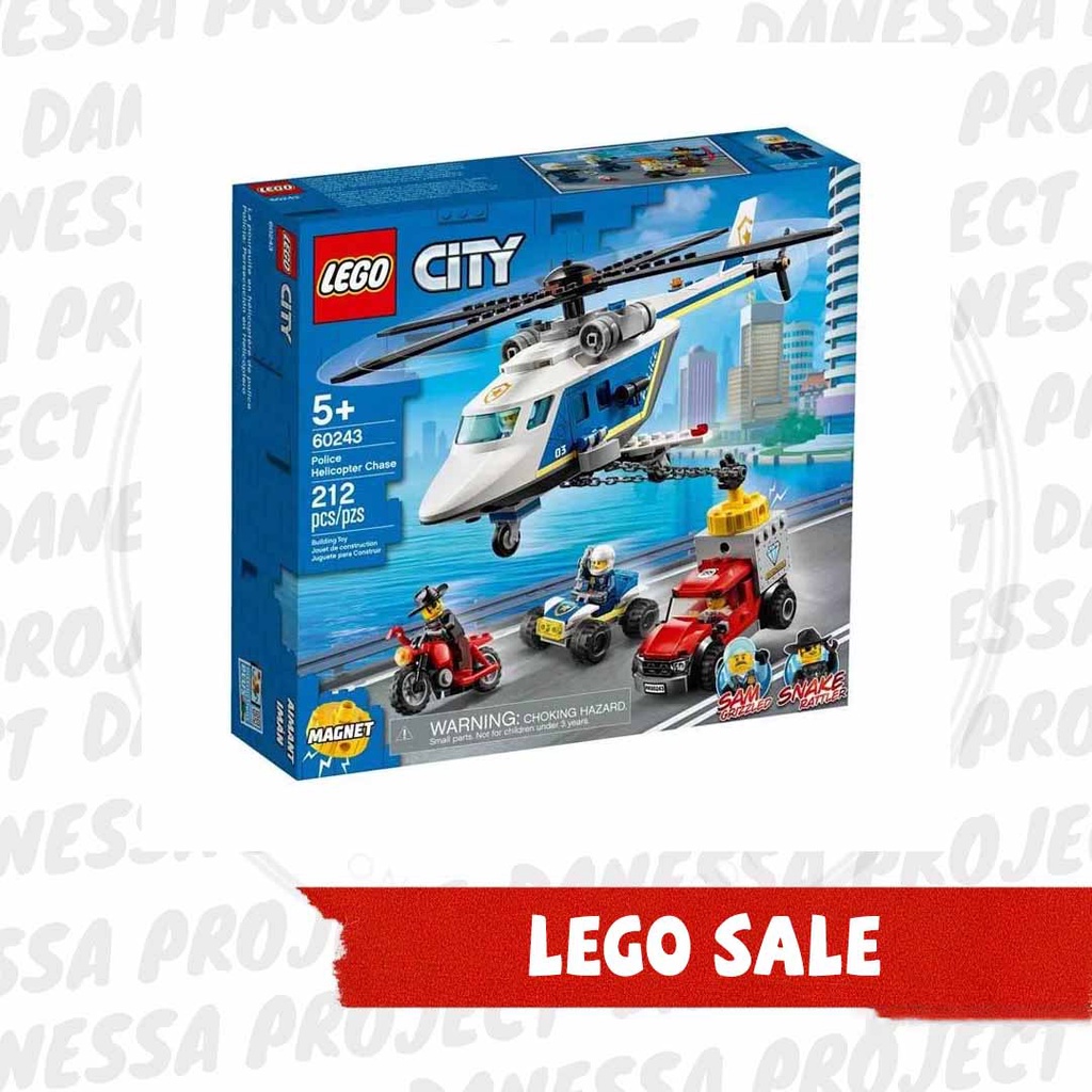 LEGO SALE - Lego City Police Helicopter Chase