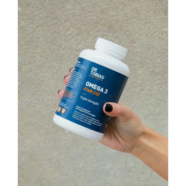 dr Tobias Omega 3 Fish Oil 2000 Triple Strength 180 Softgels