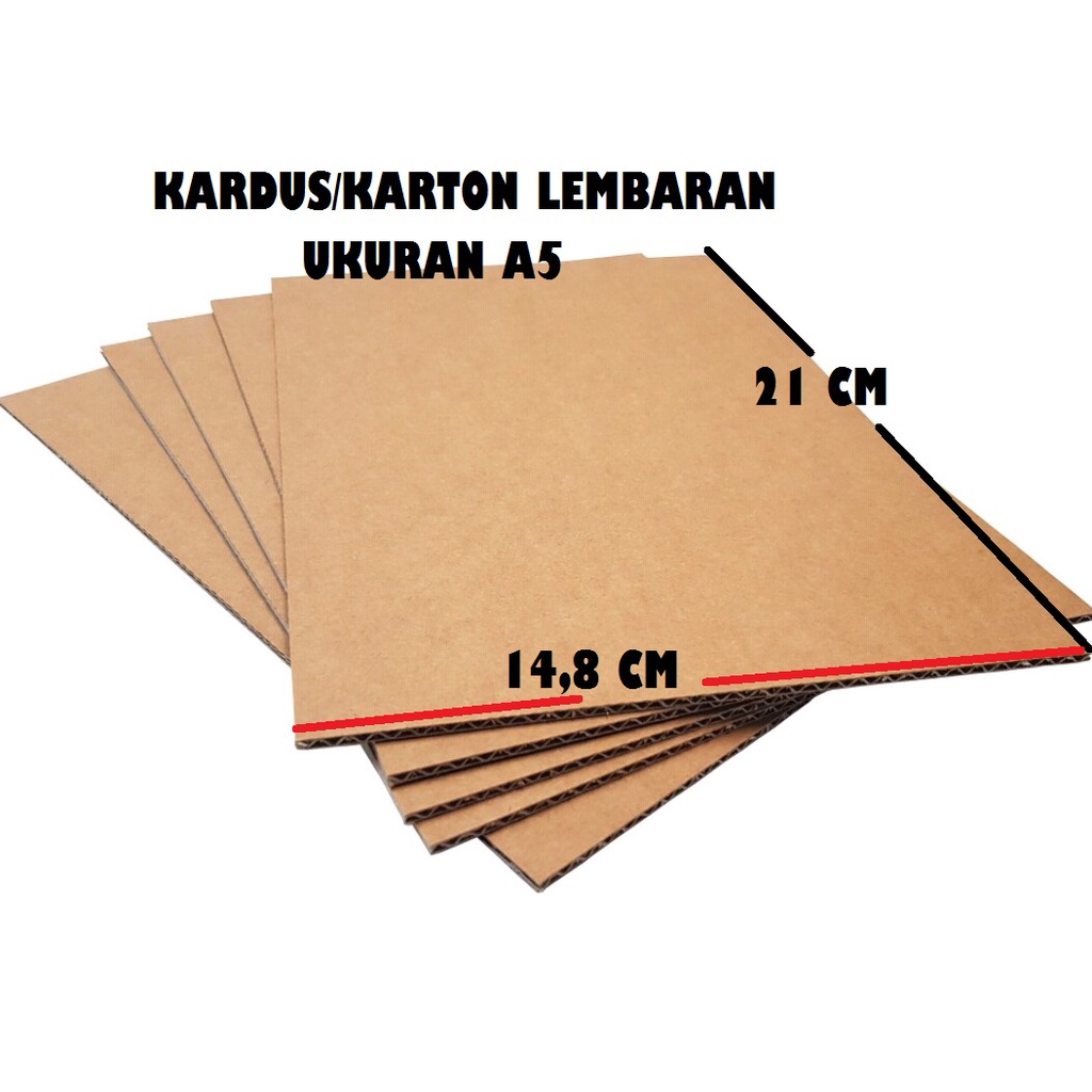 

Kardus > Karton Sheet Lembaran A5