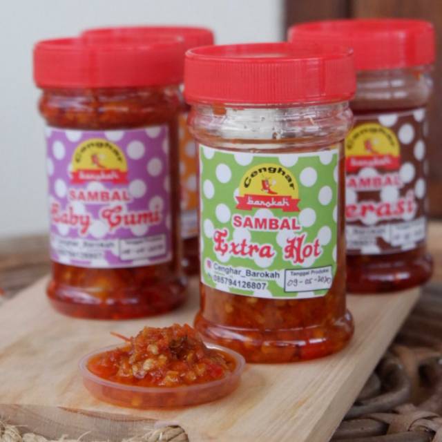 

Sambel Extra HOT, Cenghar_barokah 150gr