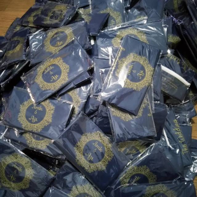 Souvenir dompet sablon custom termurah