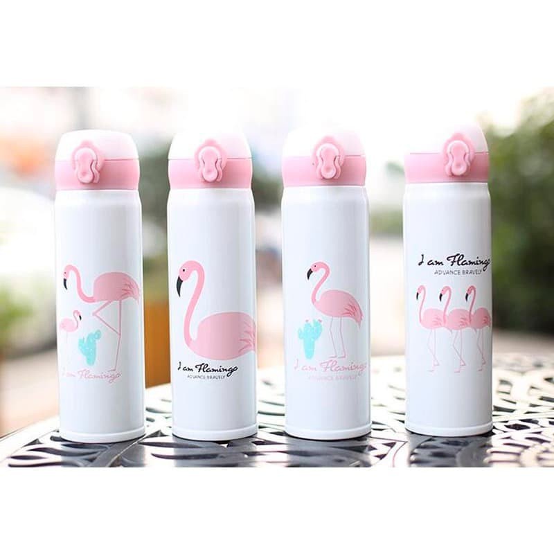 Termos Kancing Unicorn Botol Minum Tahan Panas Dingin Thermos Vacuum Tumbler Stainless Steel 450 ml