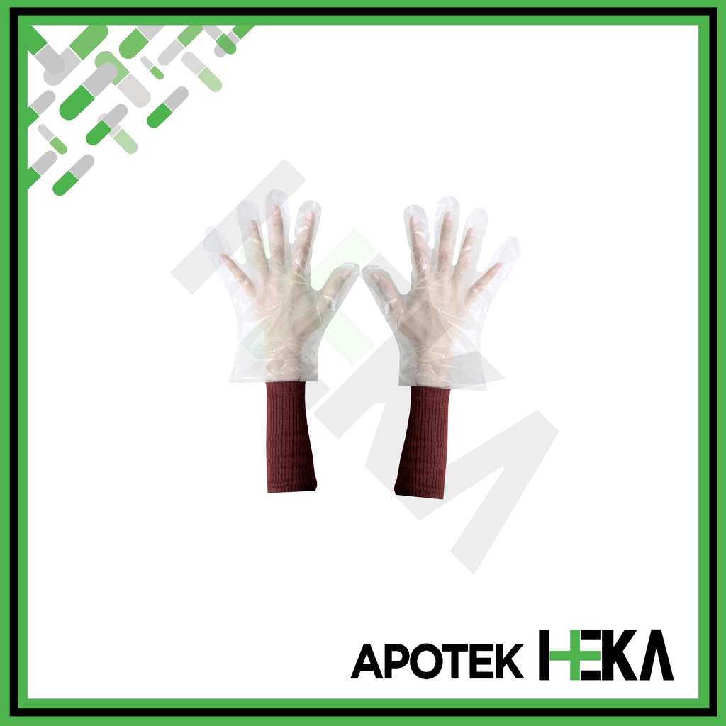 Sarung Tangan Plastik HDPE / Hand Gloves Serbaguna Sekali Pakai isi 100 Pcs (SEMARANG)