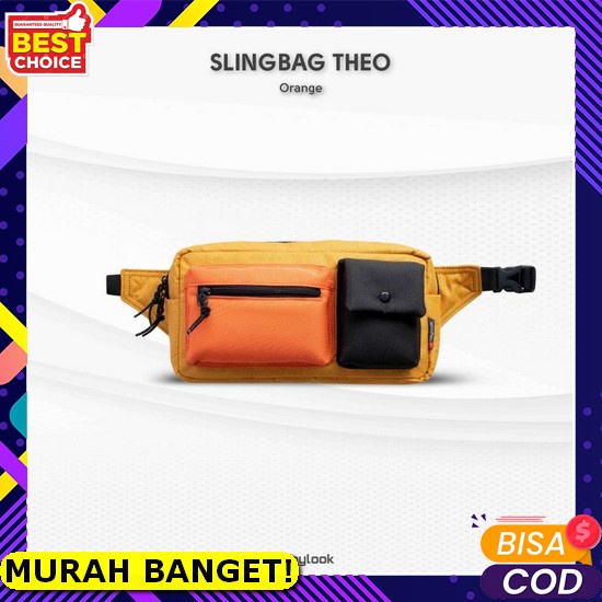 Trands 36304 Import Branded Shoulder Bag Bahu Tas Selempang Pria Dada Slempang Murah Tas Selem 64Vpm