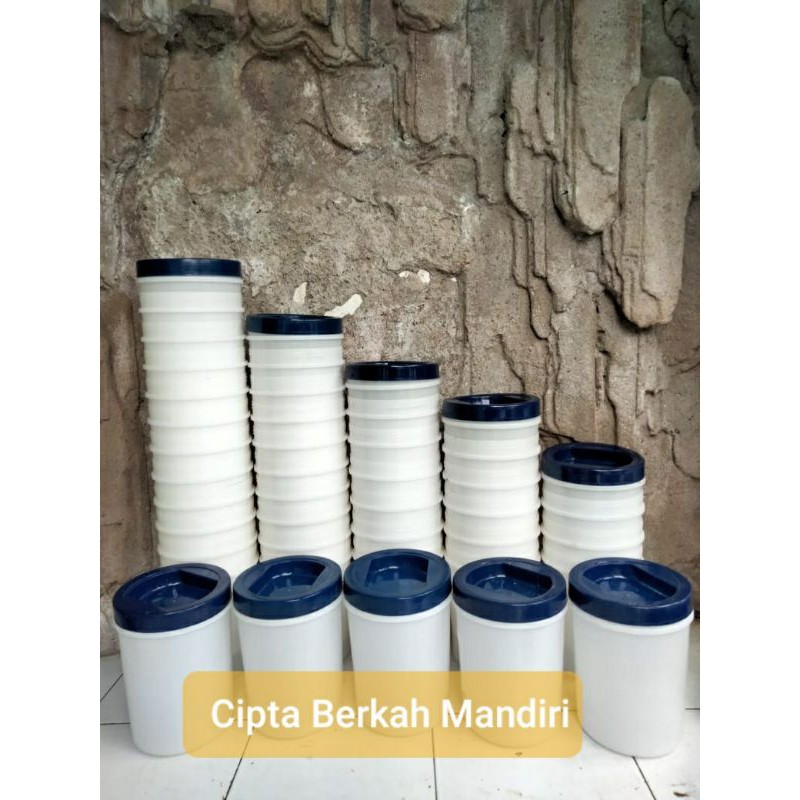 ember plastik 5kg ember putih polos 5kg ember bekas 5kg food grade TANPA TUTUP