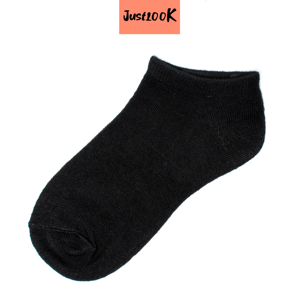 JustLook Kaos Kaki Ankle Remaja Polos Wanita Model Semata Kaki - Kaos Kaki Ankle Semata Kaki-1