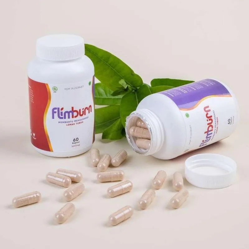 Flimburn 60 Kapsul Pembakar Lemak Fat Burner By Flimty