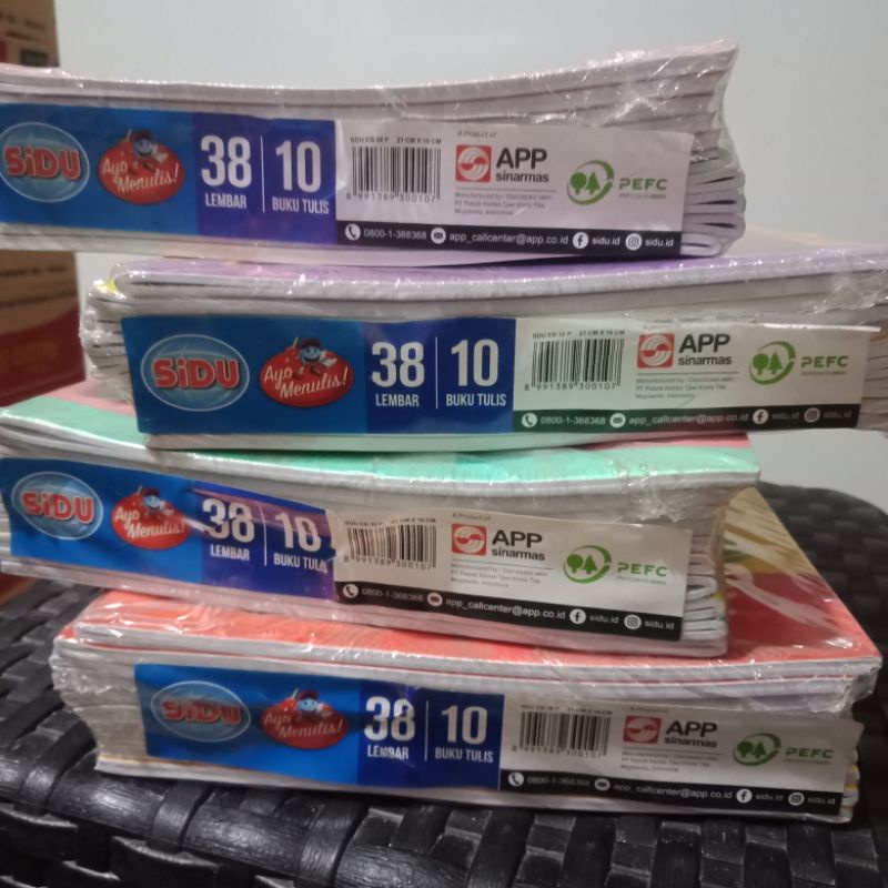 

Buku tulis sidu 38 lembar isi 10(murah)