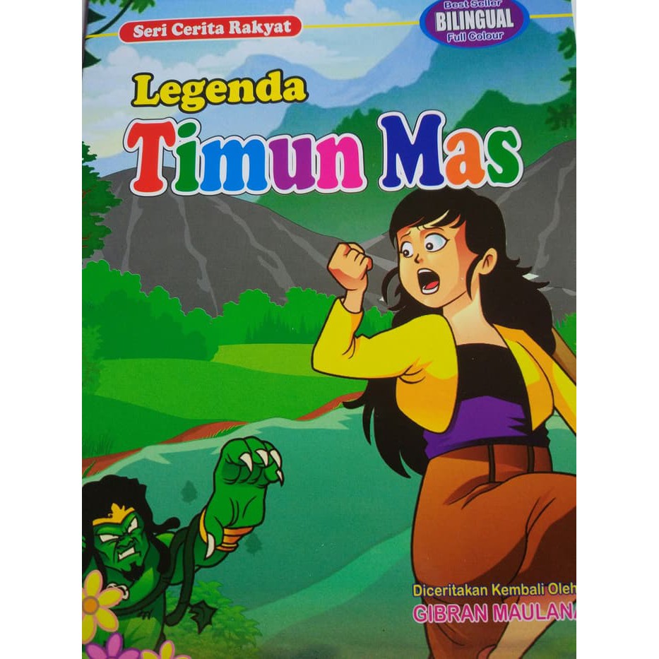 Buku Anak Bilingual Legenda Timun Mas