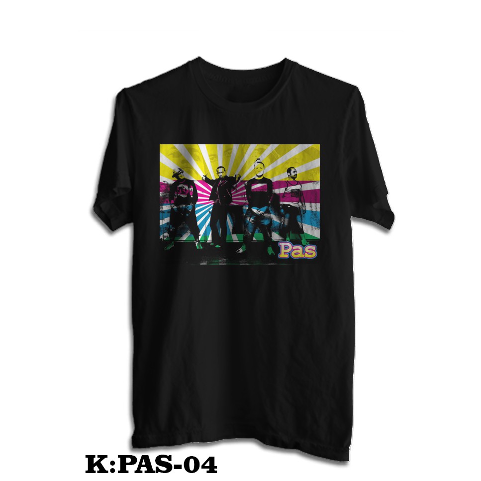 KAOS PAS BAND TSHIRT MUSIK PAS 4