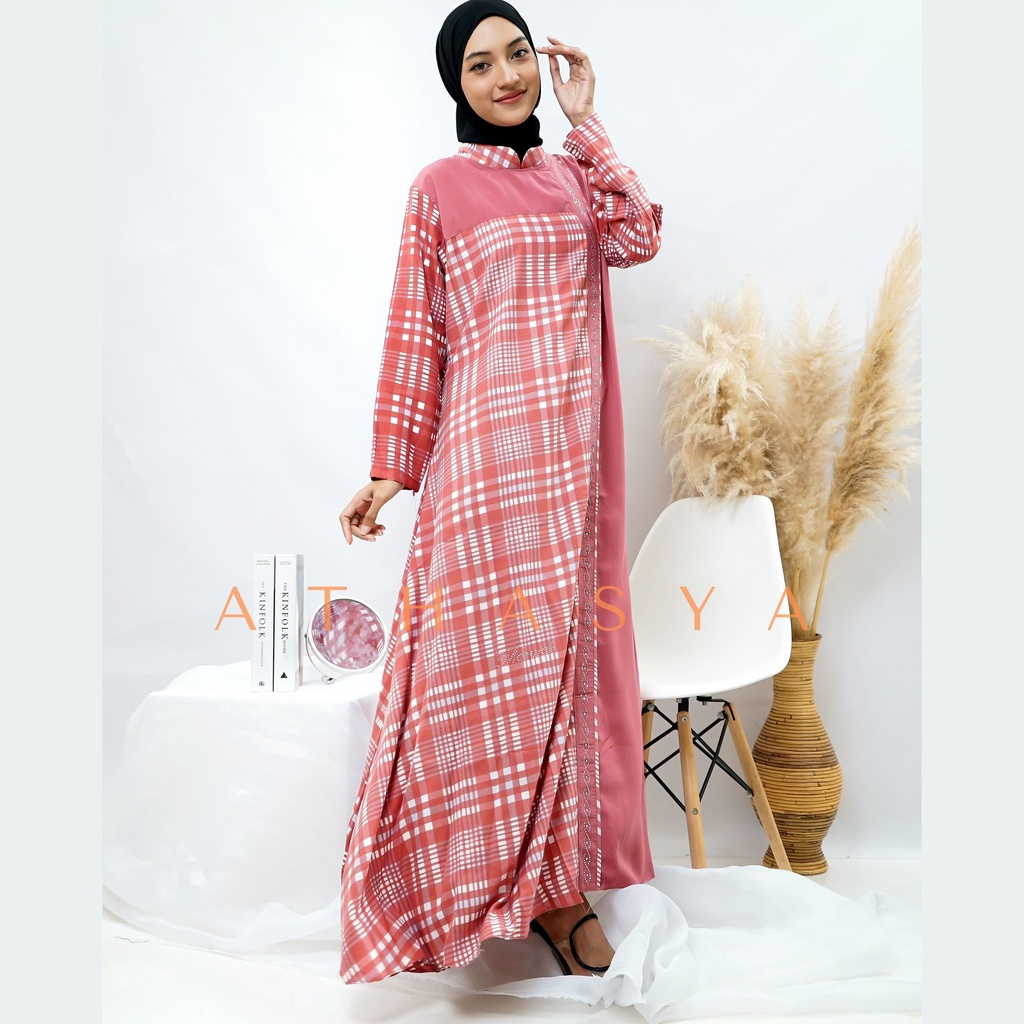 Baju Gamis Wanita Abaya Hitam Turkey Hikmat Jetblack Viscose