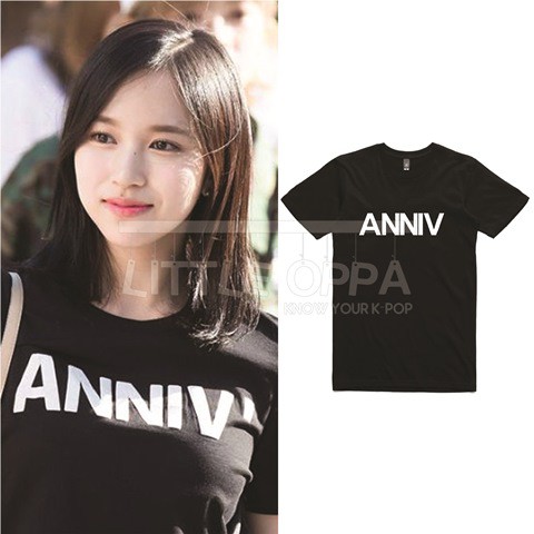 KAOS -TSHIRT IDOL FASHION TWICE MINA ANNIV