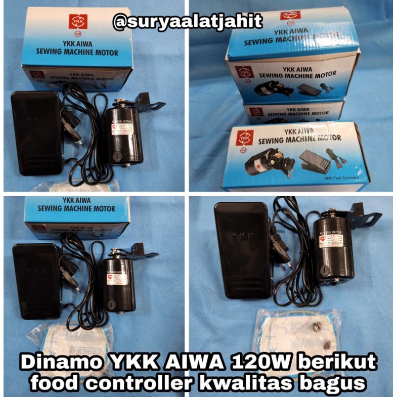 Dinamo YKK AIWA 120W berikut food controller kwalitas bagus =rp.97.500/1pcs