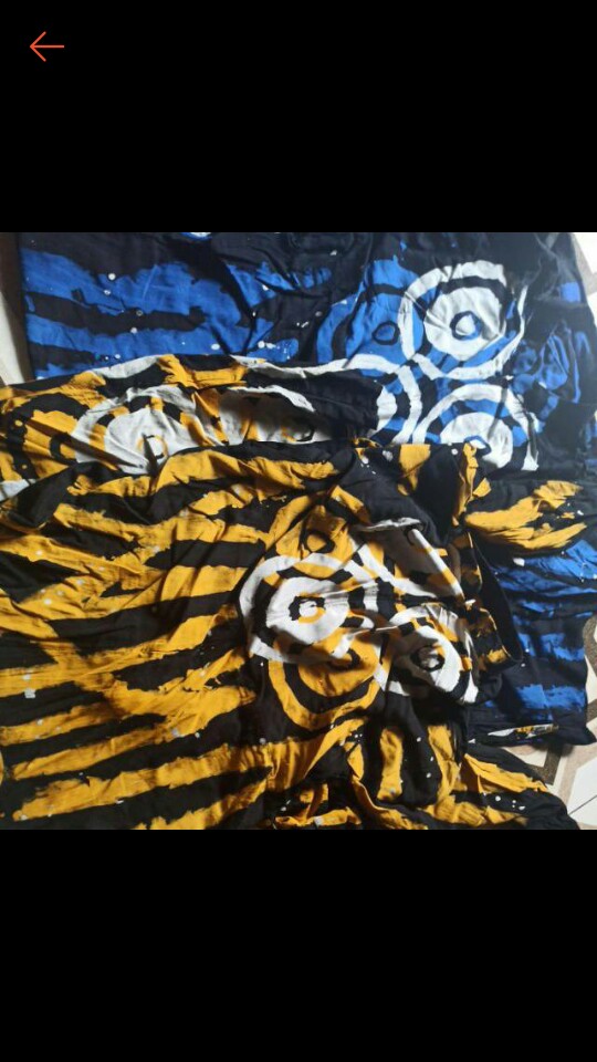 Gamis Harian Pelangi / Tiedye Abstrak Gamis Batik Home Dress