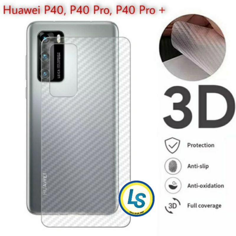 Garskin Carbon Huawei P30/P30 Pro/P40 Pro/ Mate 20 Pro/Mate 40 Pro