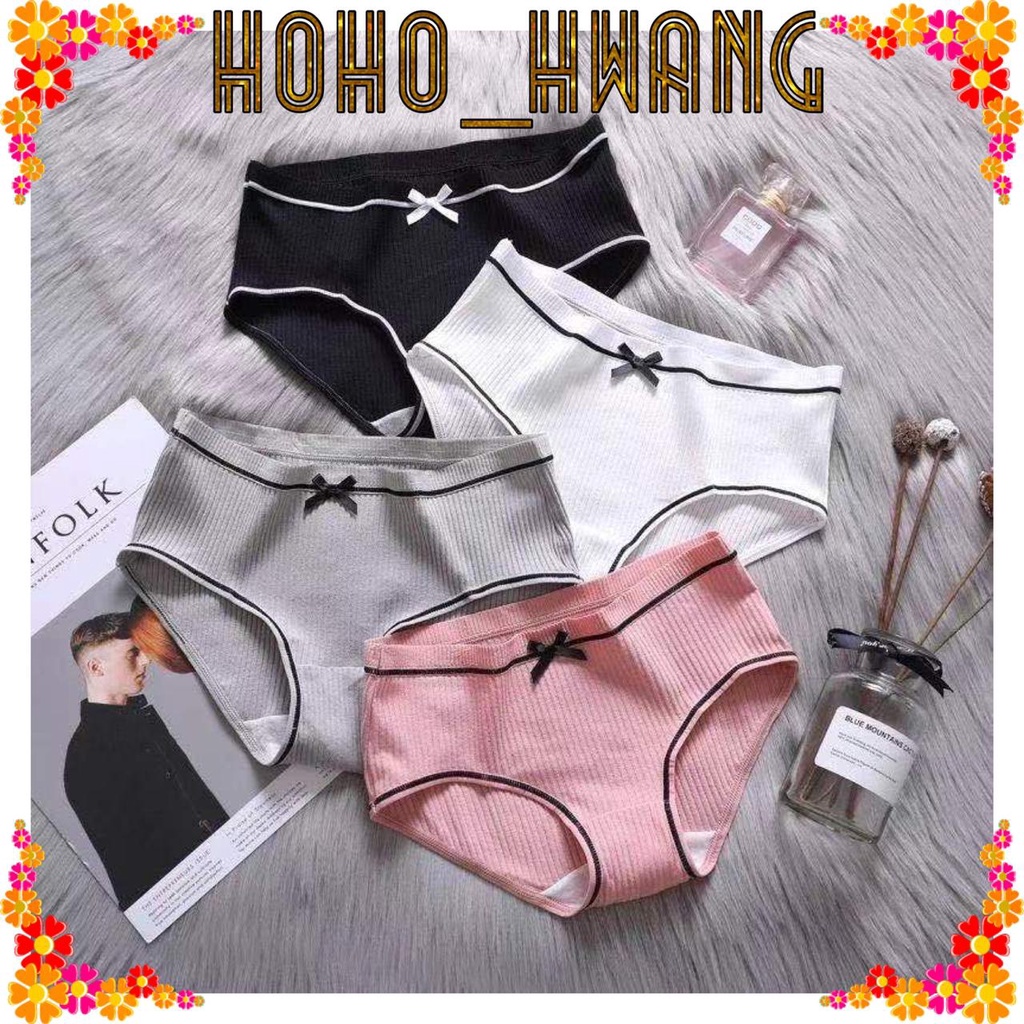 HOHO_HWANG (C-118) CD polos fashion CD adem Celana Dalam Wanita high quality katun import