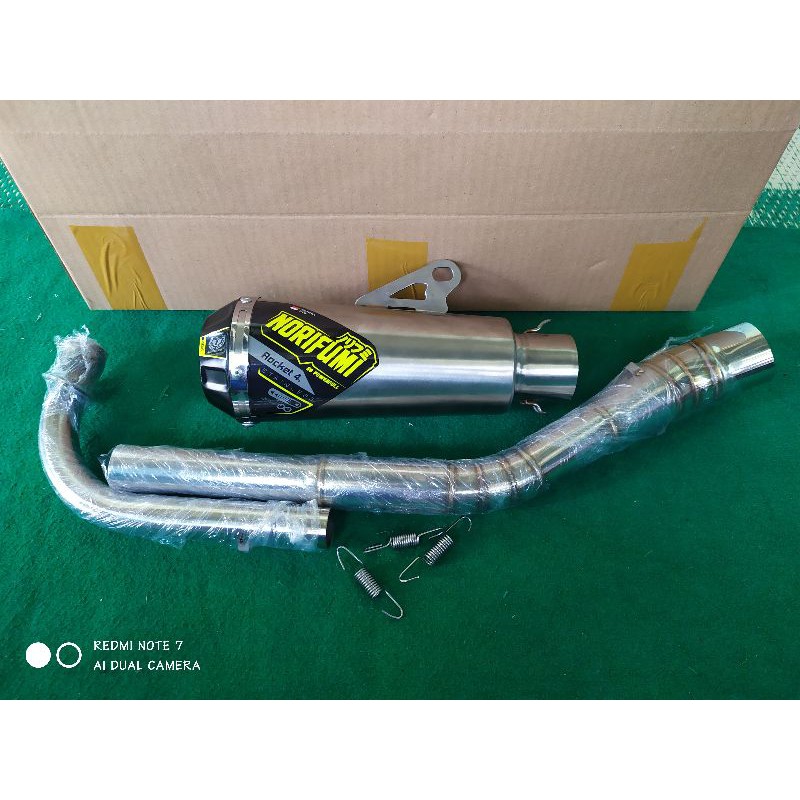 Knalpot NORIFUMI gtx all bebek dan matic