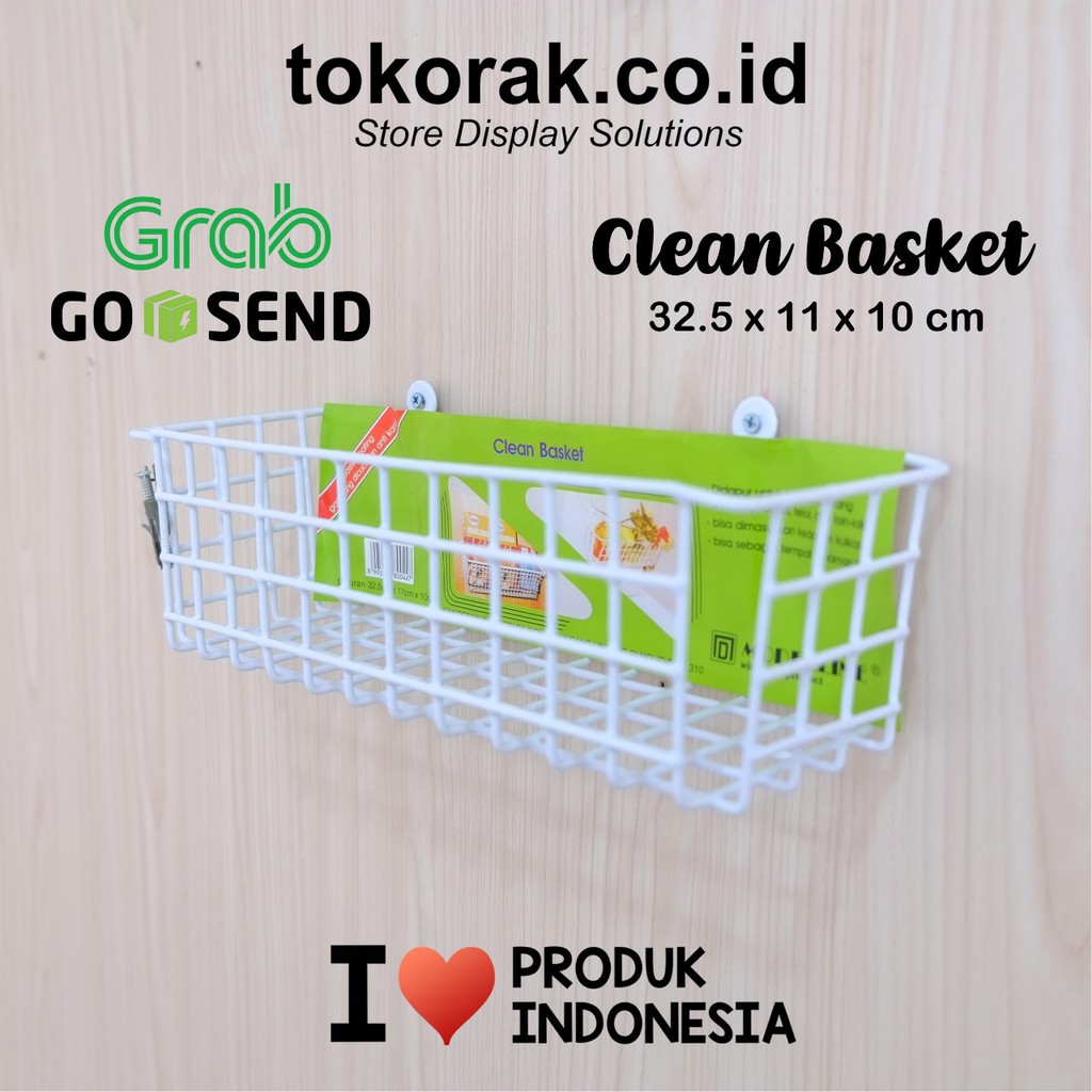 RAK KERANJANG BUMBU DAPUR SERBAGUNA CLEAN BASKET MODELLINE