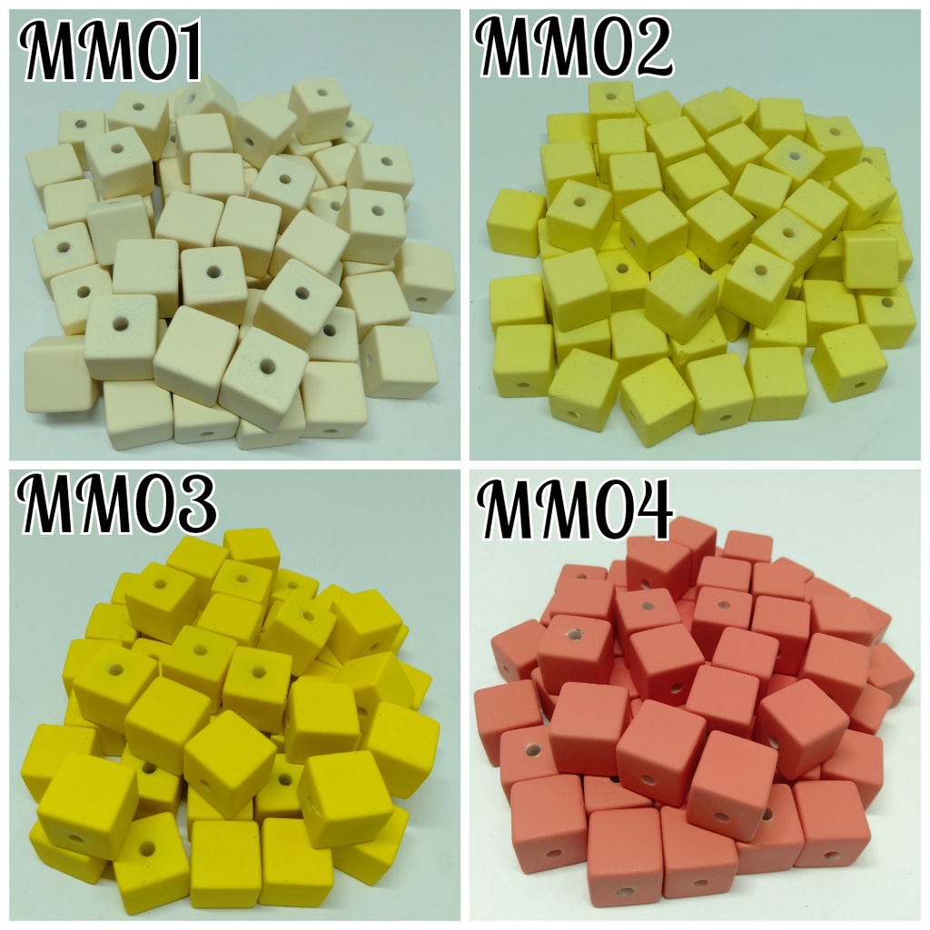 MOTE MOZA / MANIK KOTAK / MANIK MOZA DOF / MANIK MOZA KOTAK LUBANG TENGAH / MOTE MOZA KOTAK LT 13MM