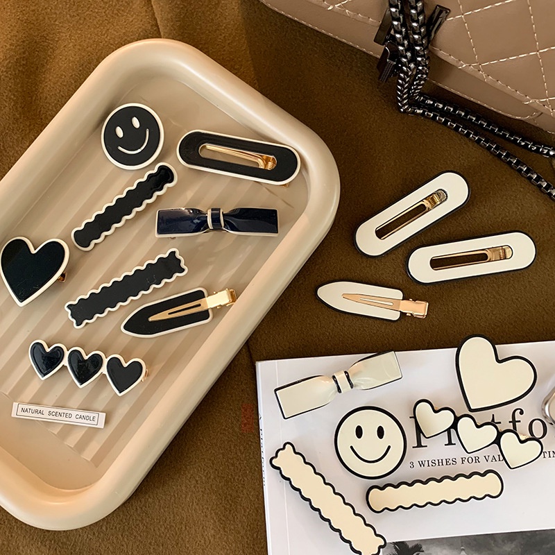 Jepit Rambut Poni Model duckbill Gaya Korea Untuk Wanita