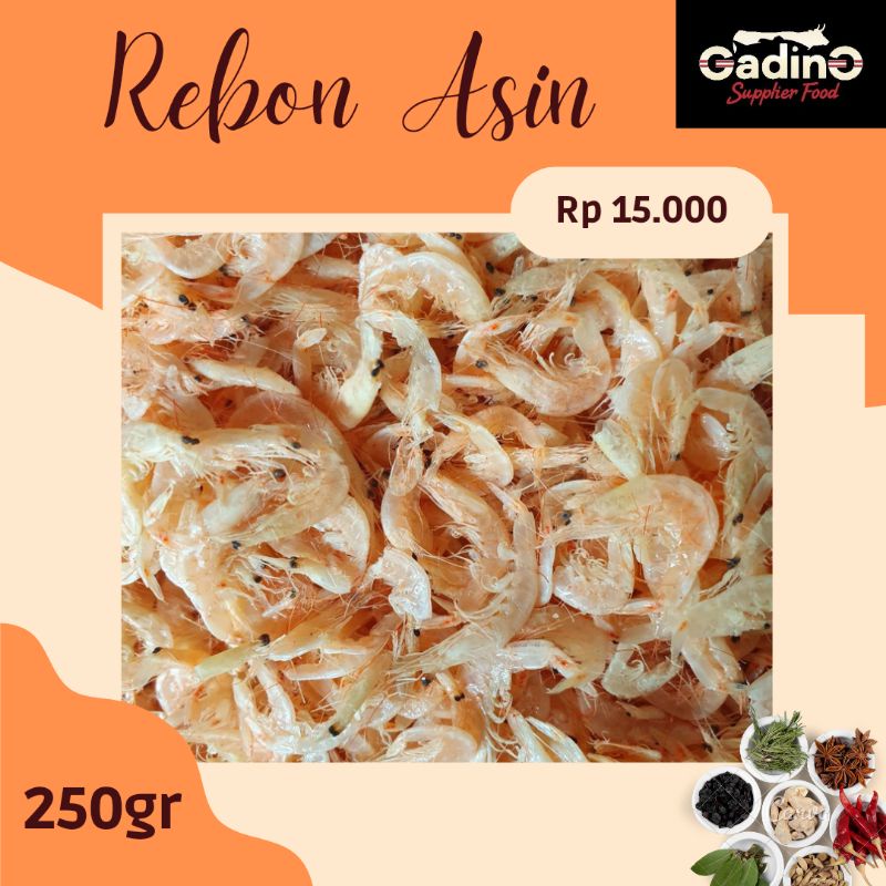 

Rebon Asin 250gr Kulaitas Baik