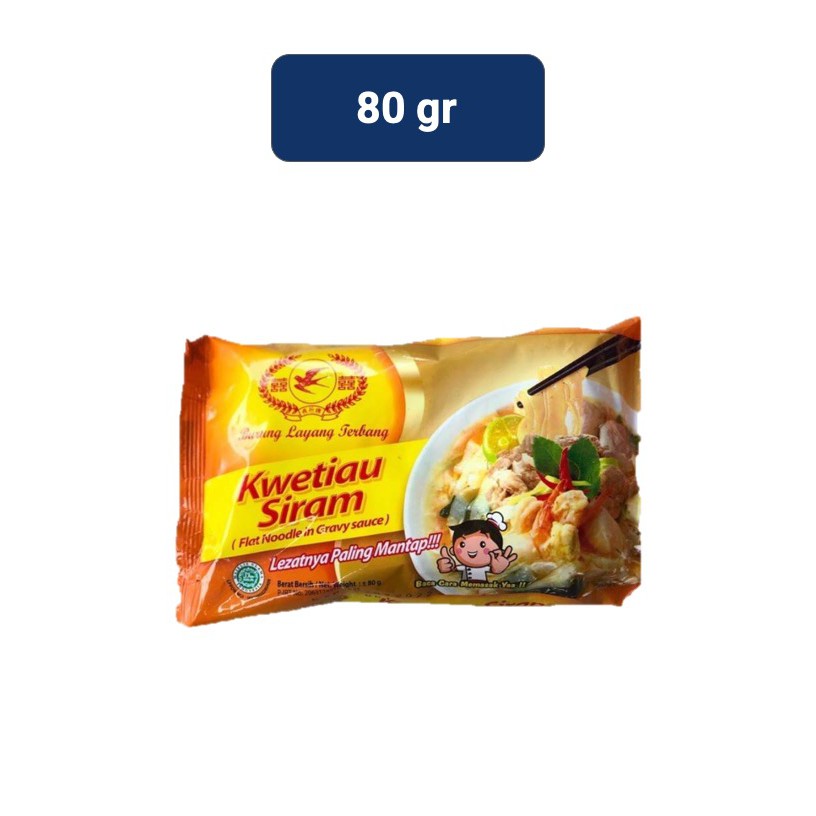 Burung Layang Terbang Kwetiau Siram instan 80gr
