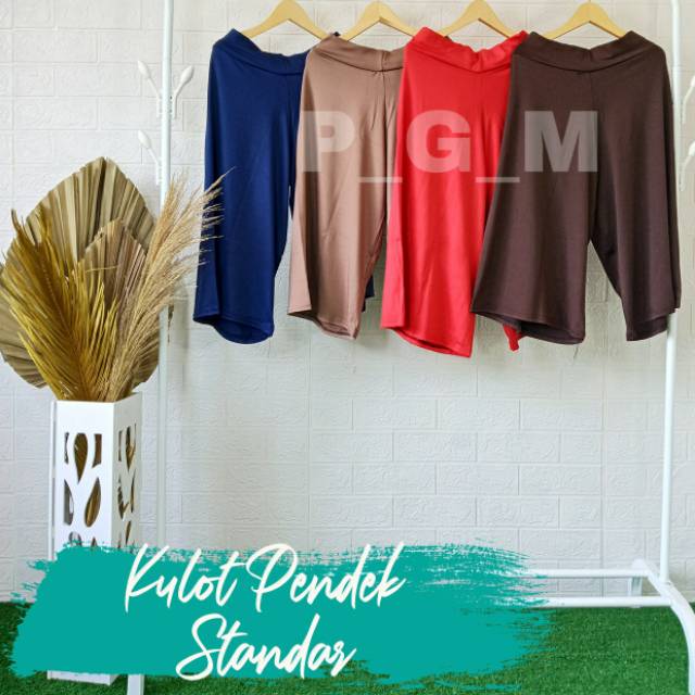 KULOT PENDEK STANDART JERSEY / CELANA KULOT PENDEK SPANDEK BISA COD//PGM