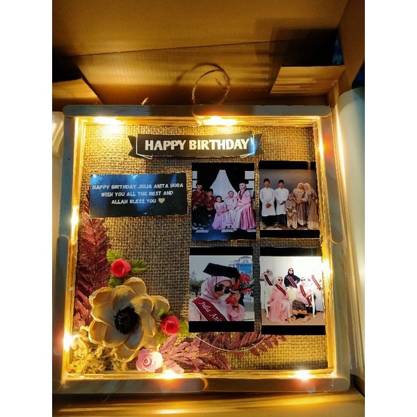 frame stik/kado ultah
