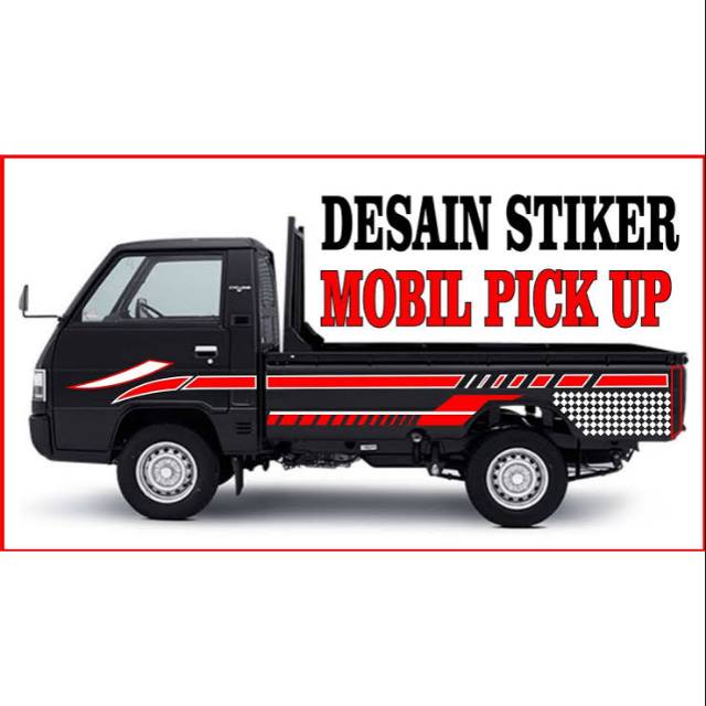  Stiker  mobil  pick up  new  carry  Mitsubishi pick up  apv 